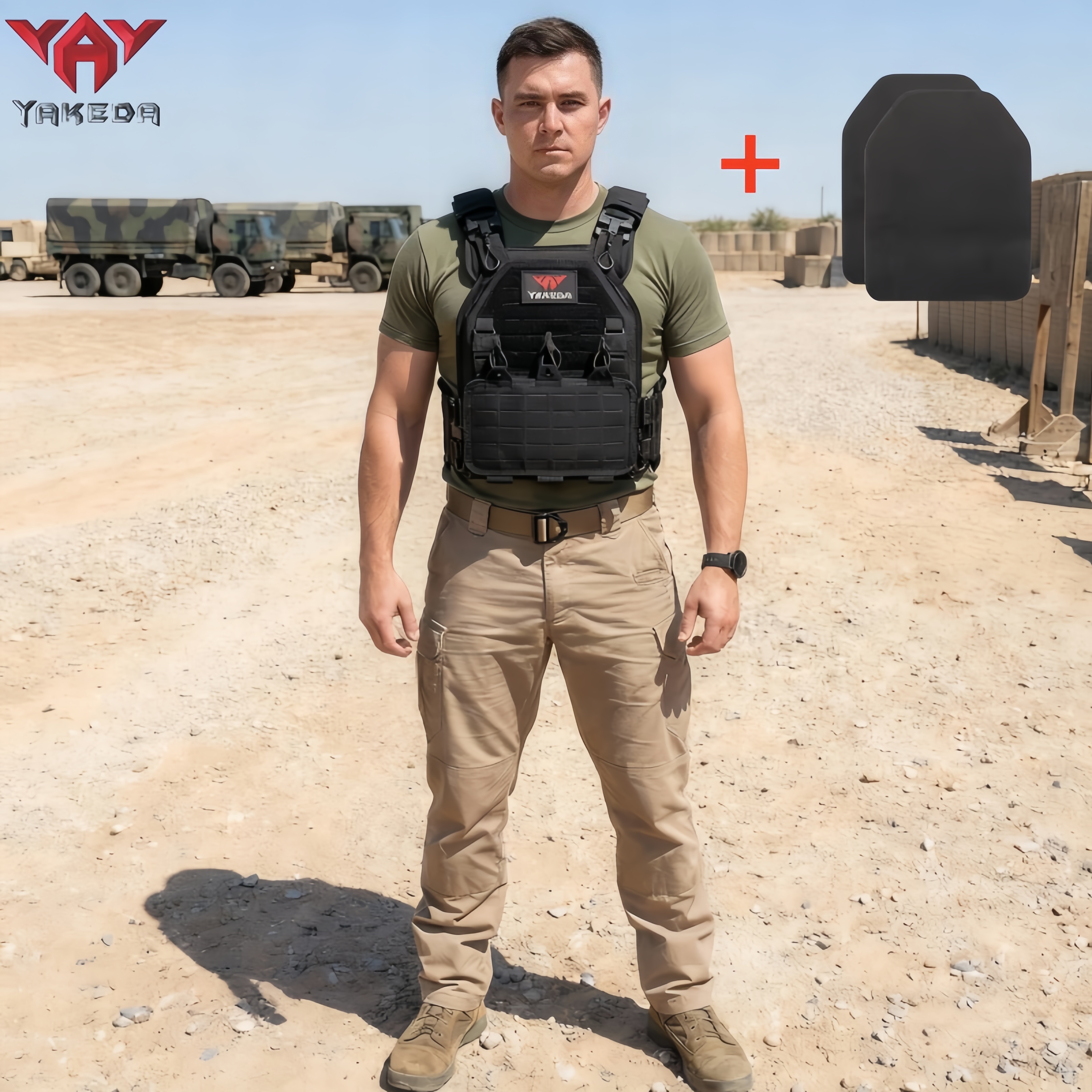 Outdoor Hunting Vest - YAKEDA Tactical Vest 6094 Fast detachable