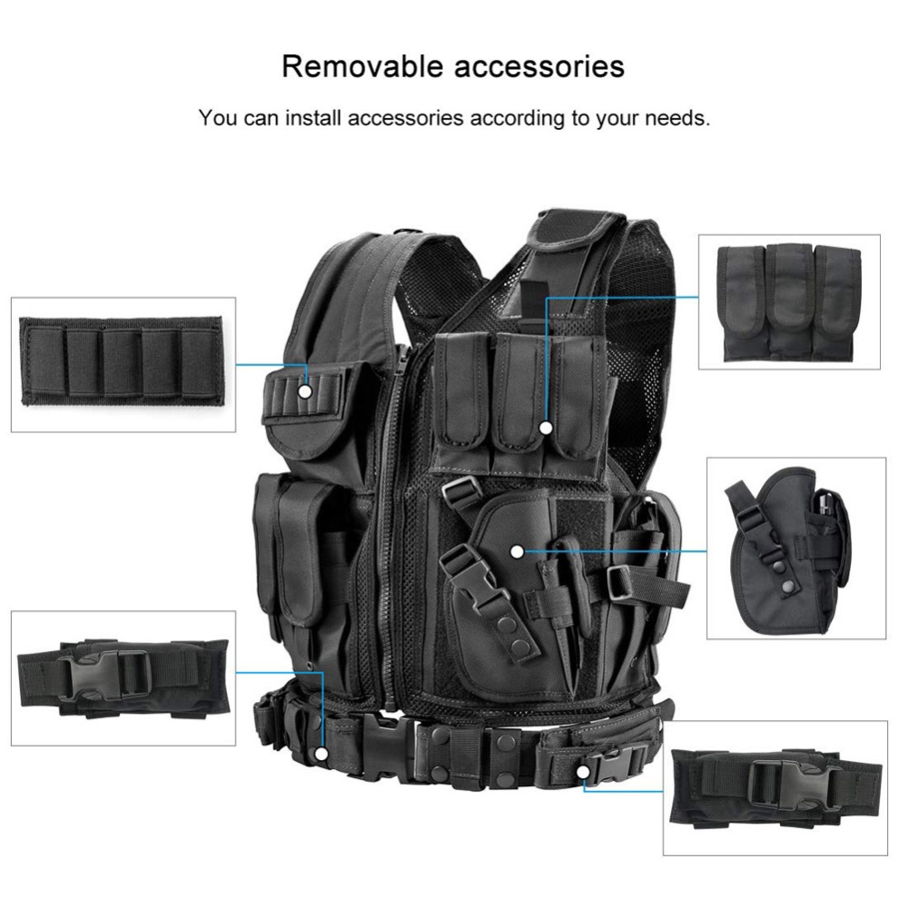 Adjustable Molle Tactical Vest - Outdoor Hunting Vest recensie en prijs
