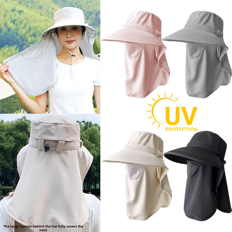 Summer Sun Hats with Face Mask - Outdoor Hunting And Fishing recensie en prijs