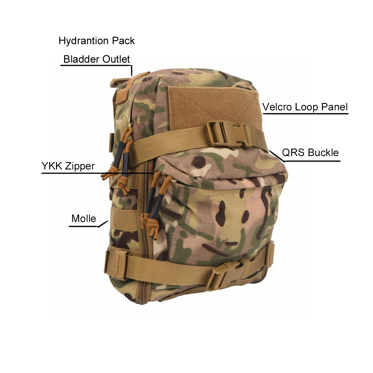 Mini Hydration Bag Outdoor Tac - Outdoor Hunting Vest recensie en prijs