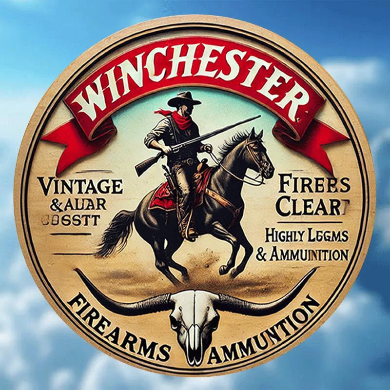 Winchester vintage round metal - Hunting Outdoor Christmas Decorations recensie en prijs