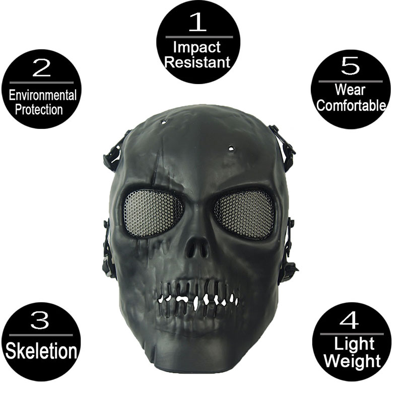 Airsoft Mask Camouflage Cospla - Outdoor Hunting Movies recensie en prijs