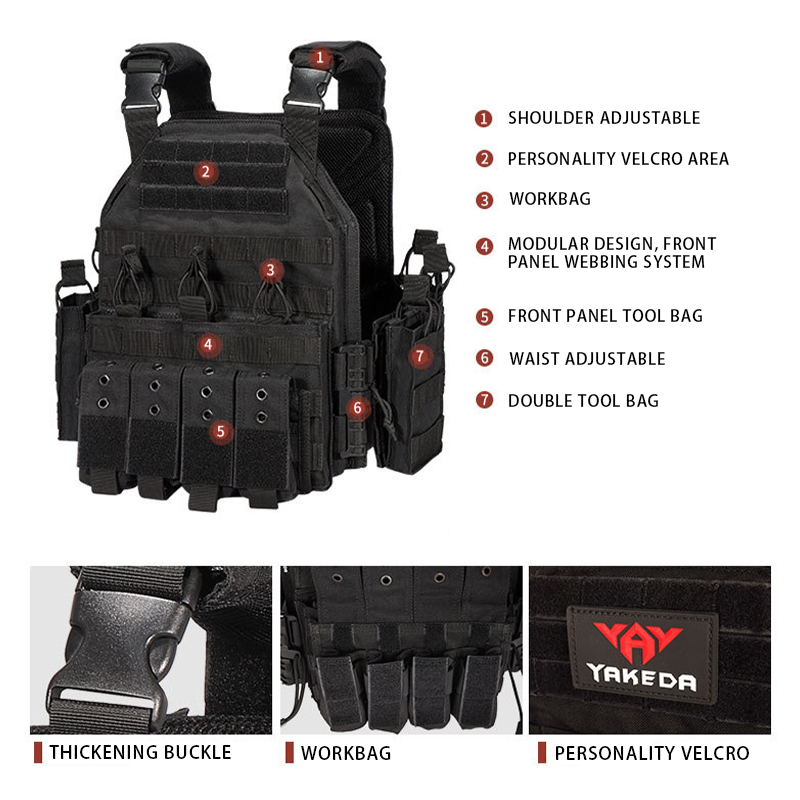 YKEDA 1000D Nylon Plate Carrie - Outdoor Hunting Vest recensie en prijs