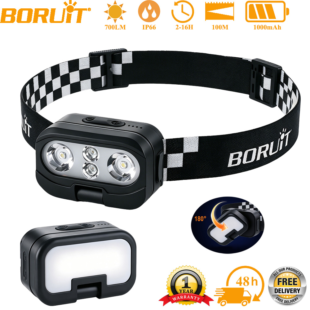 BORUiT RT400 LED Headlamp 700L - Outdoor Hunting Bike recensie en prijs