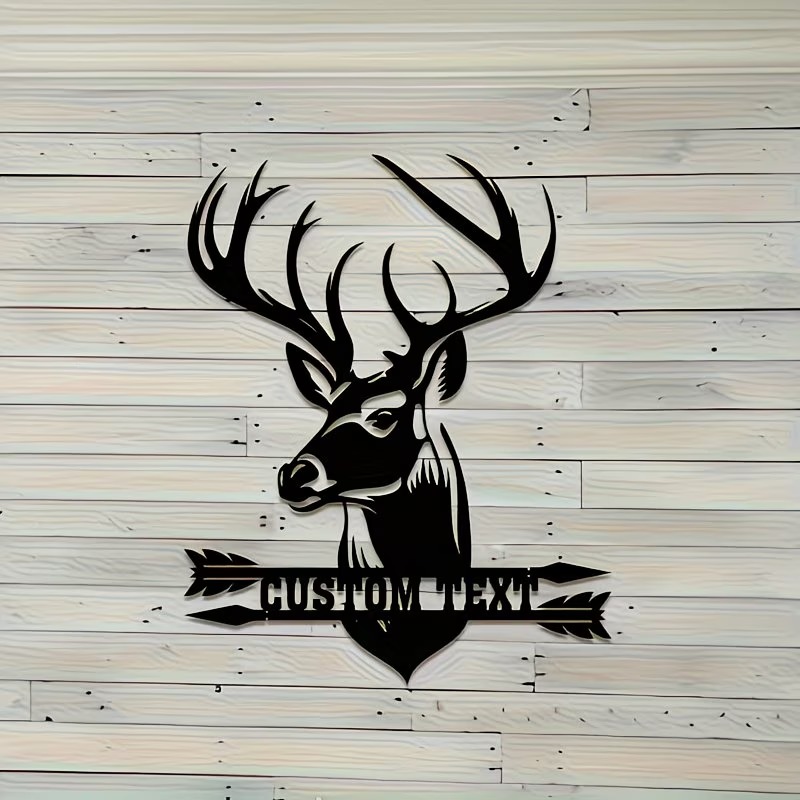 Custom Deer Head Metal Wall Ar - Hunting Outdoor Christmas Decorations recensie en prijs