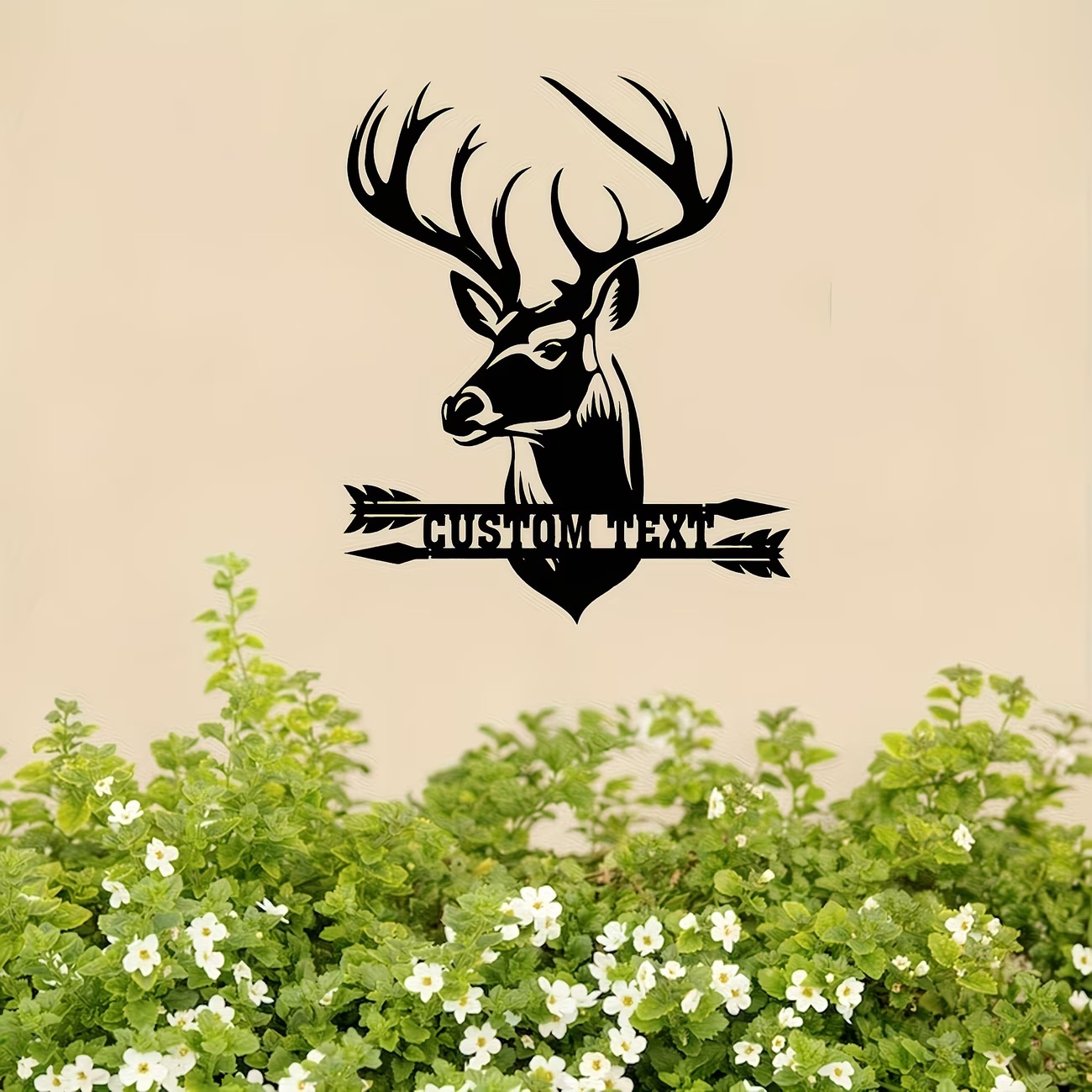 Custom Deer Head Metal Wall Ar - Hunting Outdoor Christmas Decorations recensie en prijs