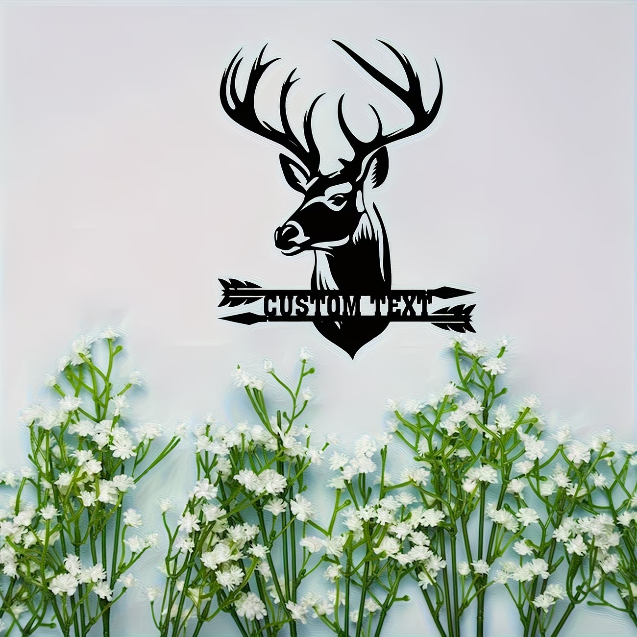 Custom Deer Head Metal Wall Ar - Hunting Outdoor Christmas Decorations recensie en prijs
