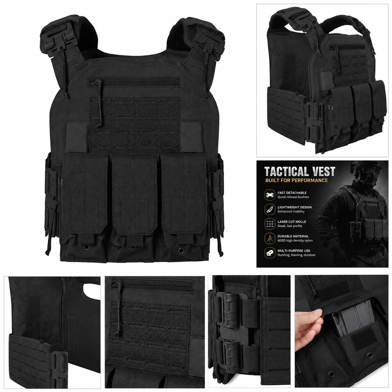 Tactical vest, quick disassemb - Outdoor Hunting Vest recensie en prijs