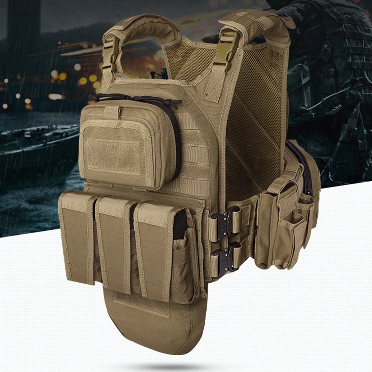 Tactical Hunting Vest Multifun - Outdoor Hunting Movies recensie en prijs
