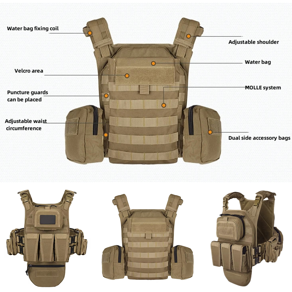 Tactical Hunting Vest Multifun - Outdoor Hunting Movies recensie en prijs