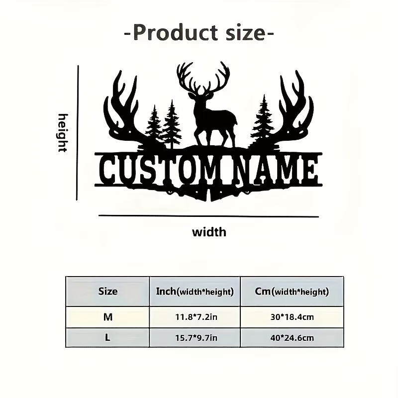 Customizable Rustic Deer Antle - Hunting Outdoor Christmas Decorations recensie en prijs