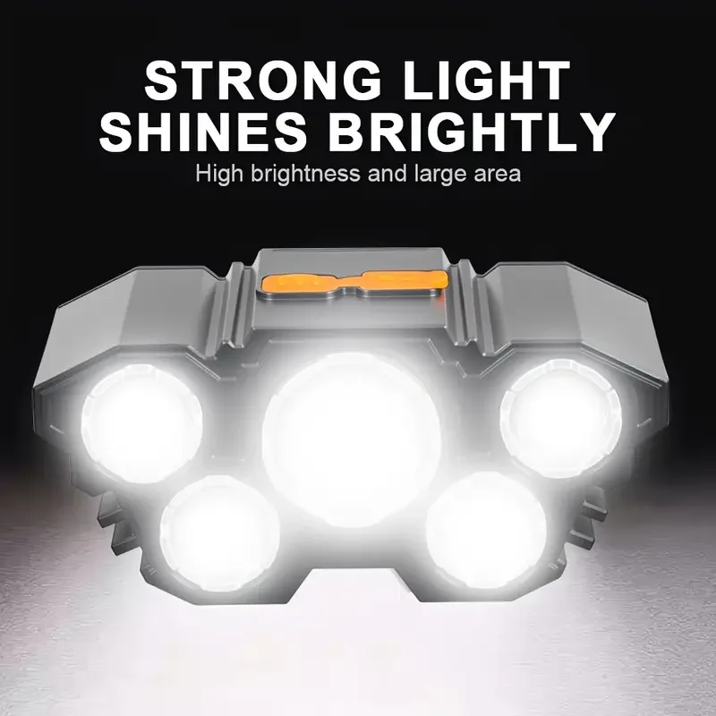 Portable 5LED Outdoor Headlamp - Outdoor Hunting And Fishing recensie en prijs